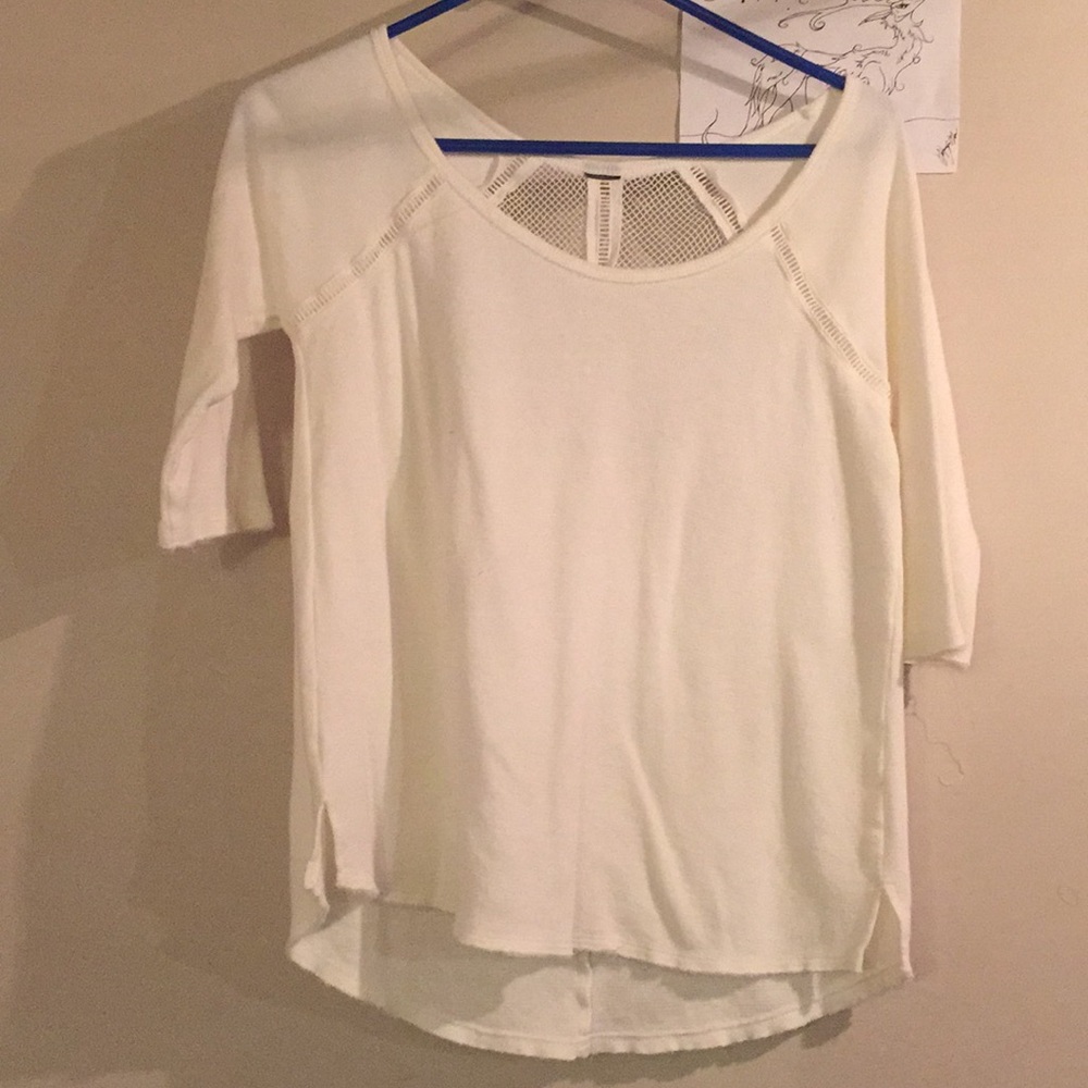 White, flowy blouse